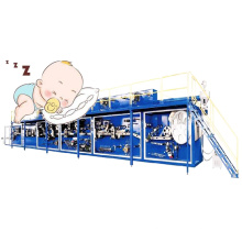 Industrielle vollautomatische Windelproduktionsmaschine Baby Windeln herstellen Maschine